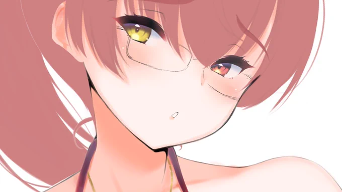 折角いい感じにできてるので焦らずにいいものにするように一日寝かすことにします。この顔だけで見ると悪くないんだけどおっぱい頑張りすぎておっぱいメインになっちゃったので顔もおっぱい顔にしなきゃですね。頭おかしなってるので寝ます!おっぱい🤤 