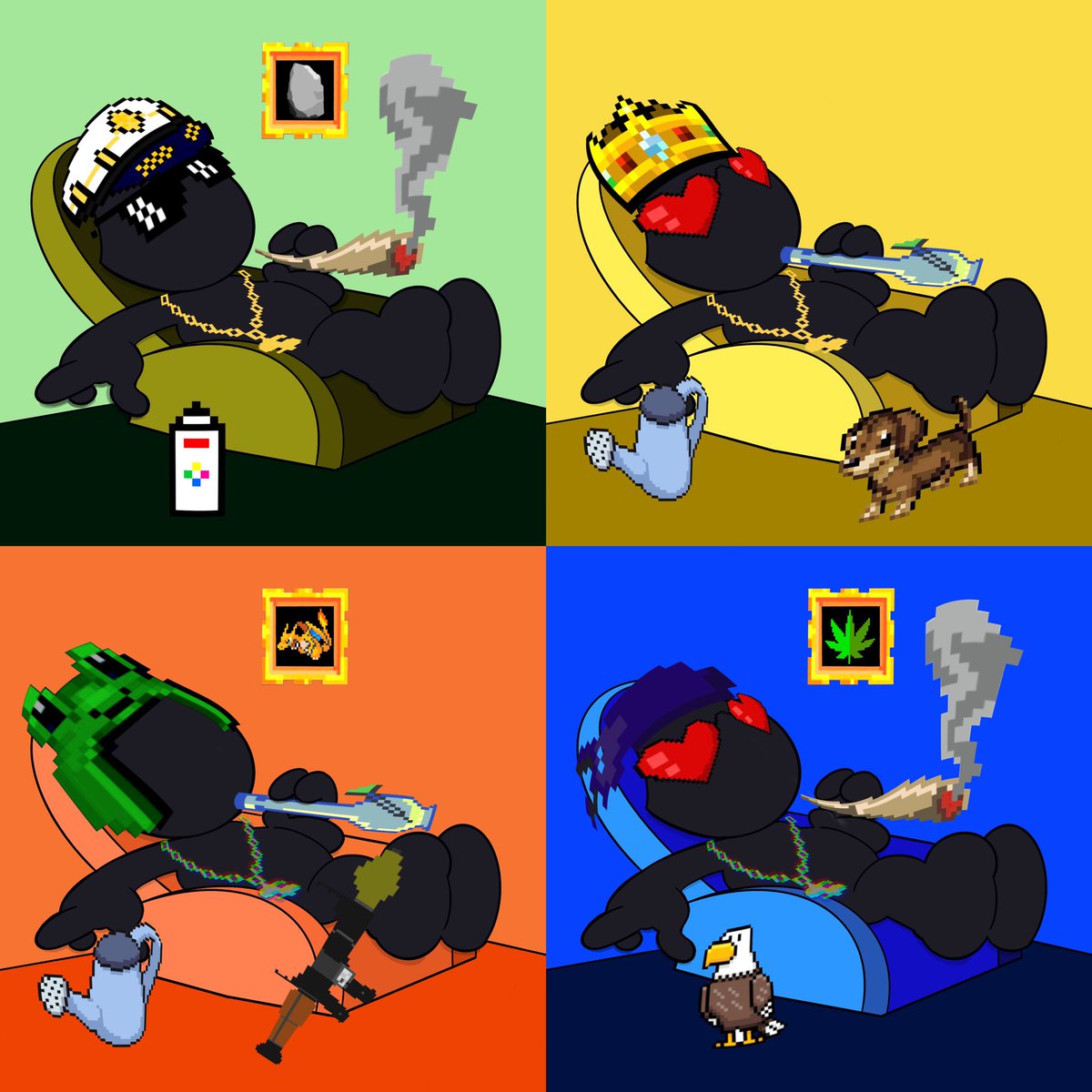 SmokeyCatsNFT's tweet image. Smokey Cats is a collection of 5,000 randomly generated NFTs.

Follow the discord too keep updated on the mint process (link in bio).

Smokey Cats will bring you too a beautiful space, good vibes with a great atmosphere so be sure to stay tuned for the drop location. 🐱 💨
