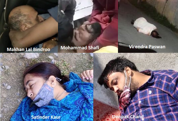 7 Hindus & Sikhs been killed in targeted Jihadi attack in Kashmir in a week

 How many organisations came forward to condemn these brutal attacks
Is the 1990s Jihadi terror returning to #Kashmir ?
#StopHinduGenocide
#Kashmiriyat_kills_Hindus
@Ramesh_hjs