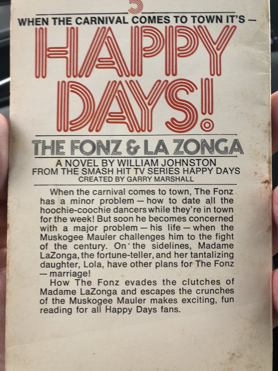 SmithDave78's tweet photo. This might be one of my best garage sale finds of all time. The back cover alone is gold. How this was never made into a TV movie I don’t know. I wonder if @hwinkler4real was part of the creative team for this? https://t.co/OZoXNB9Rld