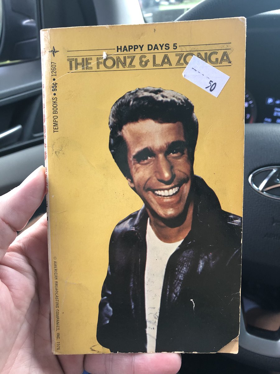 SmithDave78's tweet photo. This might be one of my best garage sale finds of all time. The back cover alone is gold. How this was never made into a TV movie I don’t know. I wonder if @hwinkler4real was part of the creative team for this? https://t.co/OZoXNB9Rld