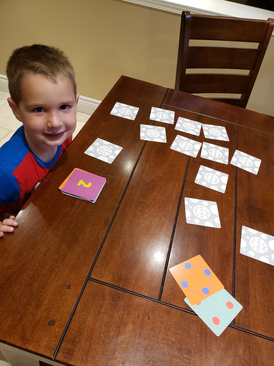 Mrs Daley Twitter Tweet: Tiny Polka Dot game and a few cups of coffee on this rainy day. I've got math loving little men from ages 4-8  and there are versions for all of us. Check this game out! 🥰💙 https://t.co/Ql9Frvz28r