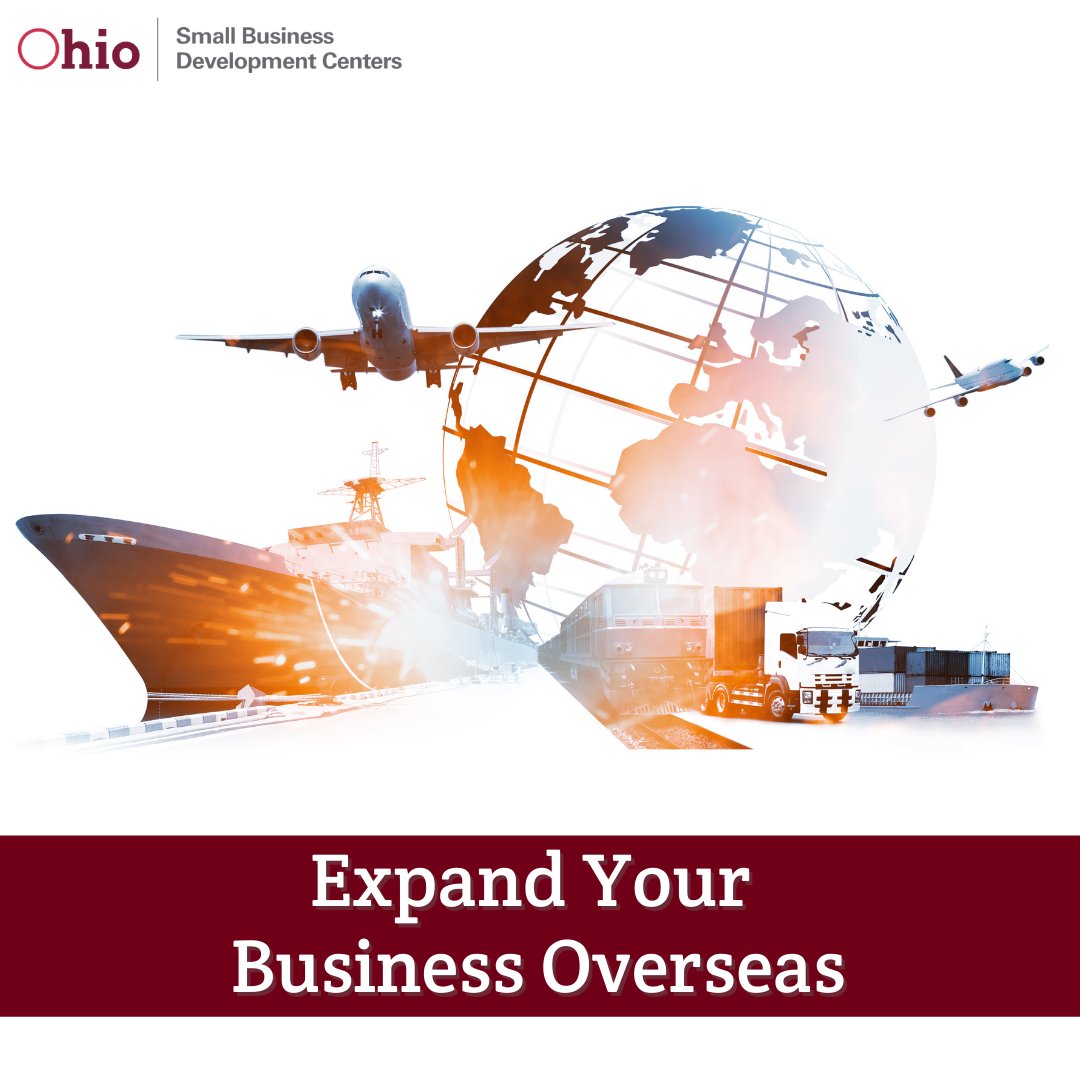 SWOhioSBDC's tweet photo. What's the next step for your business? The thought of expanding overseas can be thrilling but also might bring up a lot of questions. Schedule a no-cost consultation with our Director of Export Assistance Network today! https://t.co/M72lVNptnr #exporting #SBDCMiamiRegionals https://t.co/od8jrpY69A