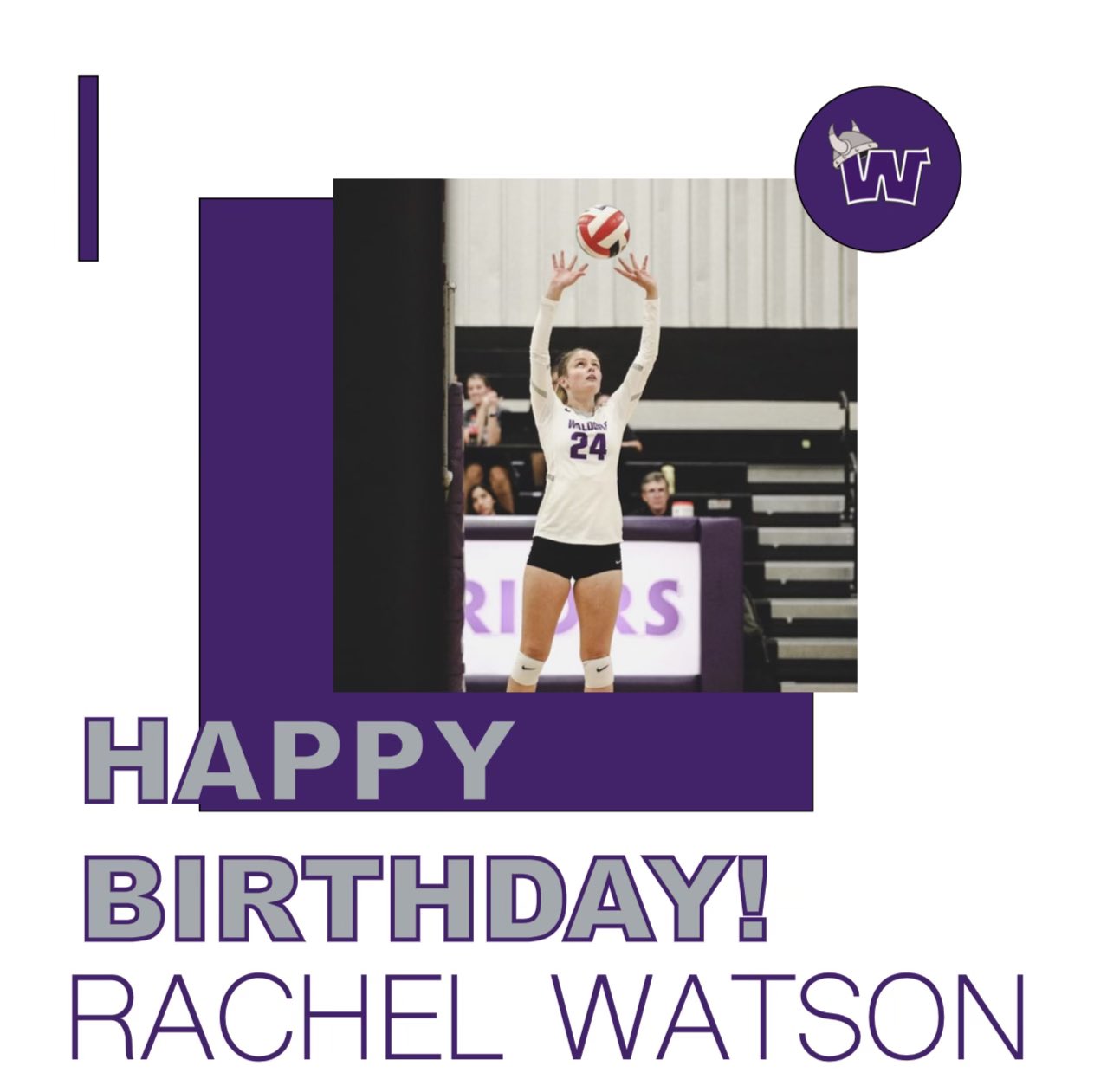 Happy Birthday to Freshman Rachel Watson!  