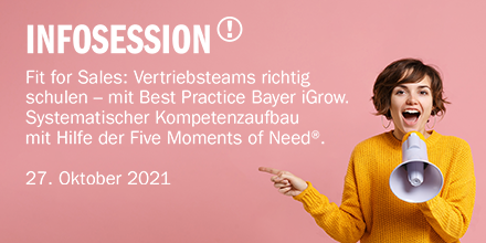 knowhowag's tweet photo. FIT FOR SALES: VERTRIEBSTEAMS RICHTIG SCHULEN

Am 27. Oktober von 18:00 bis 19:30 Uhr erfahren Sie, wie systematischer Kompetenzaufbau auf Basis der 5 Moments of Need® möglich ist. 

https://t.co/vf79xxcr5O https://t.co/AzamcI2WcC