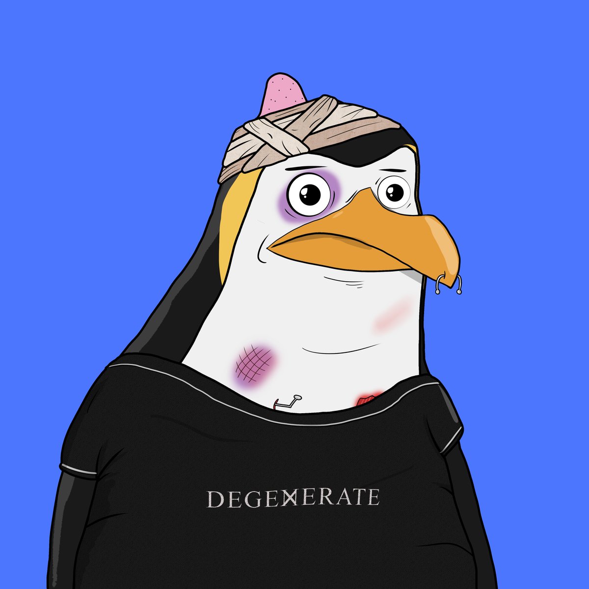 PenguinFightNFT's tweet photo. “We’re the middle children of history, man. No purpose or place. We have no Great War. No Great Depression. Our Great War’s a spiritual war. Our Great Depression is our lives.” https://t.co/mQr06beW6S