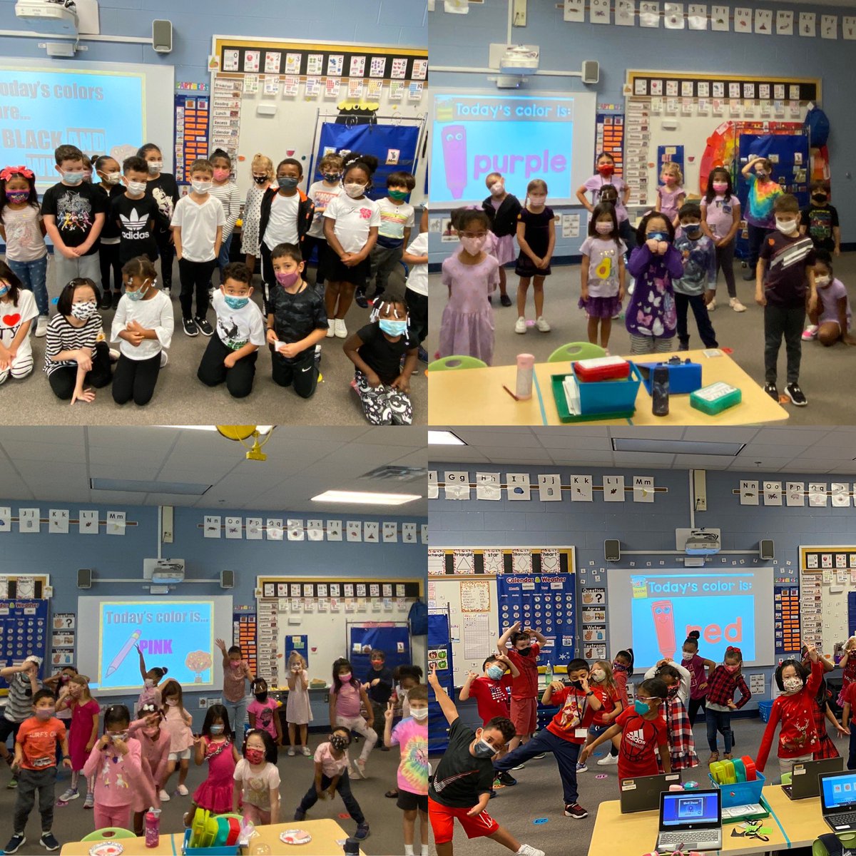 MsLebling's tweet photo. We ended Color Week with wearing tie dye shirts we made! They did a great job! #lebling117 https://t.co/Nbnd7ZeUg3