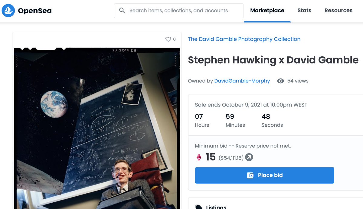 Last of the auction! Who will end up with this legendary piece? <a href="/opensea/">OpenSea</a>    opensea.io/assets/0xa8b0a…