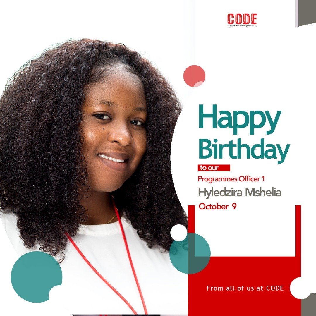 Connected_dev's tweet image. Happy Birthday to our Programmes Officer, Hyledzira James Mshelia @Hyledziramshelia
You are a great team player with amazing interpersonal skills, and overall unique at what you do. 
Best wishes to you on your day.
#CODErs #HumansOfCODE