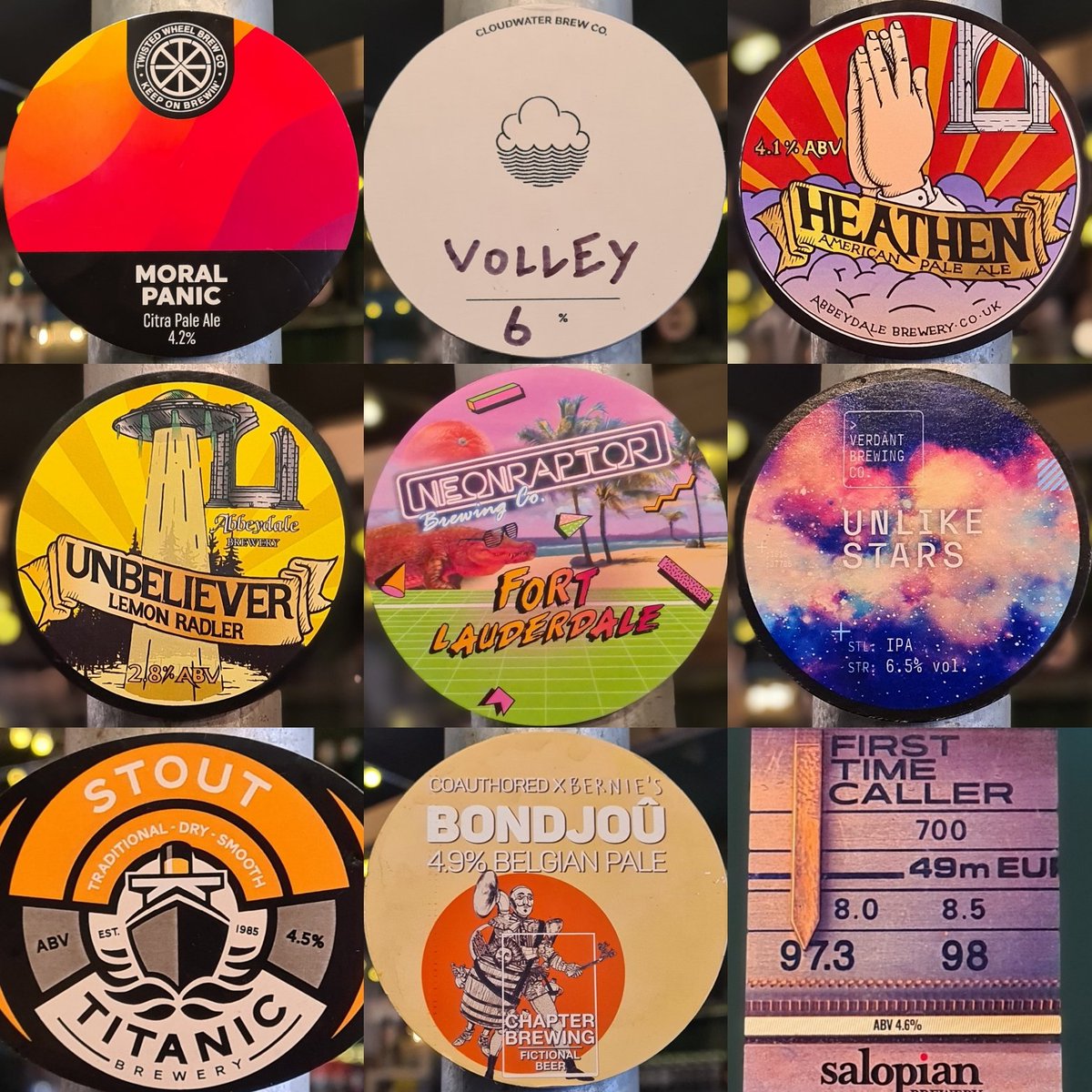 ebenezers1857's tweet photo. Your Saturday is here with beer from,
@TwistedWheelBC @cloudwaterbrew @AbbeydaleBeers @neonraptorbrew @VerdantBrew @TitanicBrewers @ChapterBrewing
#ebenezerscraftbeerandgin #ebenezers #modernbeer #Nantwich https://t.co/LGY5tqQaJj