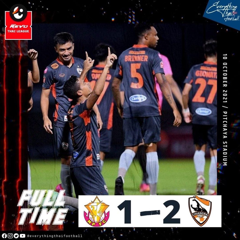 ETFthaifootball's tweet photo. Chiangrai United continue their fine performance as they get an away win over Nongbua 🧡 https://t.co/YIINsEWikd