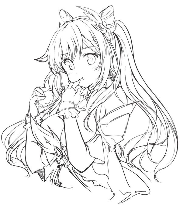 刻晴ちゃん欲しいのでお絵描きします 