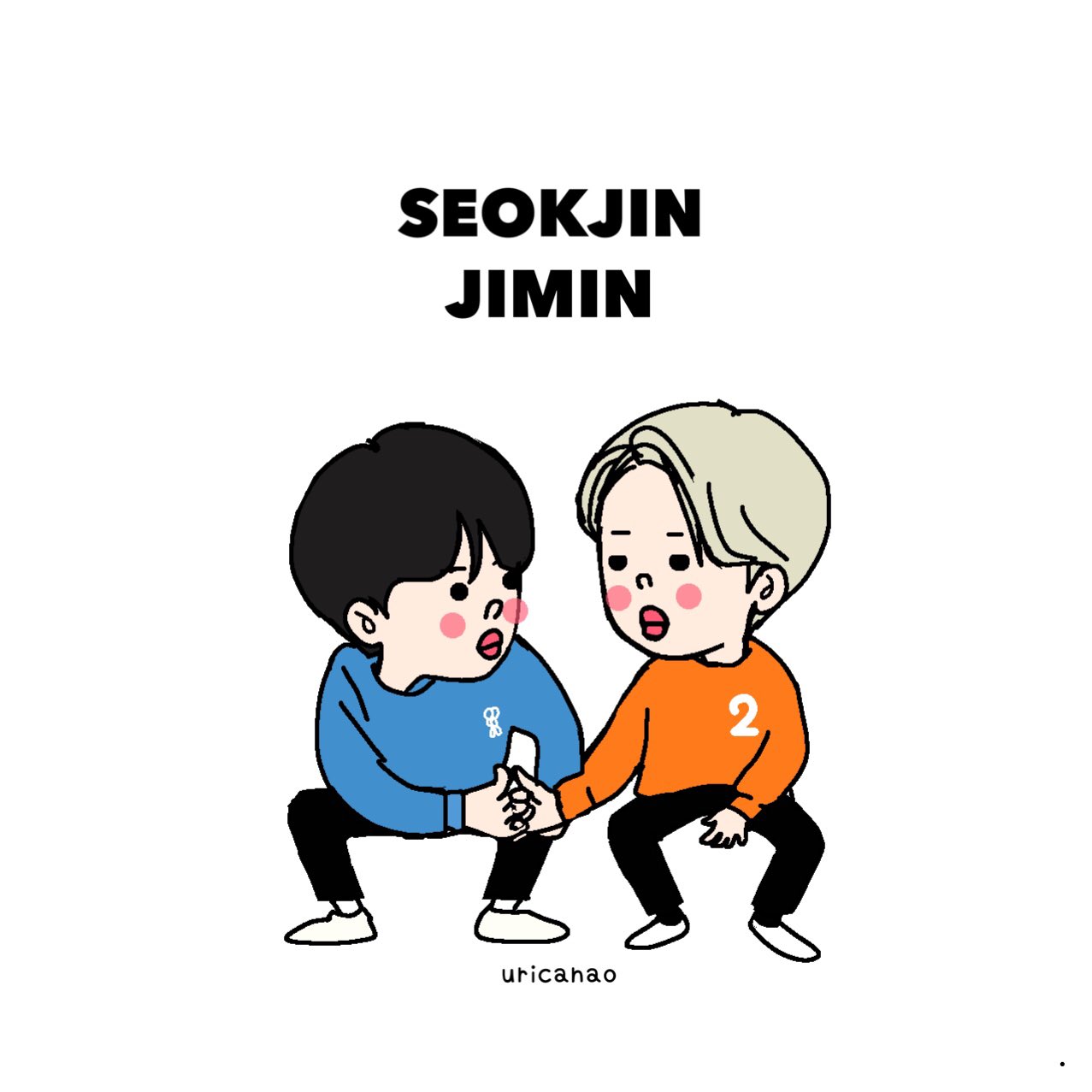 うり 皆様が 素敵に加工してくださるので どｼﾝﾌﾟﾙに Btsfanart ジミン ジミンセンイル Seokjin ソクジン ジンチム Bts T Co Tdsl9mm35b Twitter