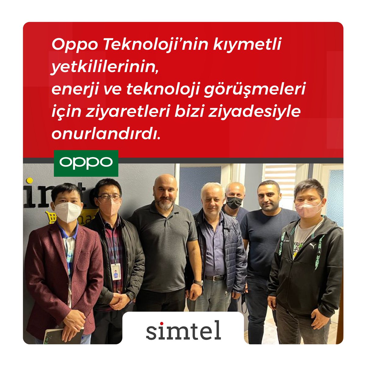 simtelelektrik's tweet photo. #oppo teknoloji’nin kıymetli yetkililerinin,enerji ve teknoloji görüşmeleri için ziyaretleri bizi ziyadesiyle onurlandırdı.

@OPPOTurkiye
@simtelelektrik https://t.co/HIcA89isTR