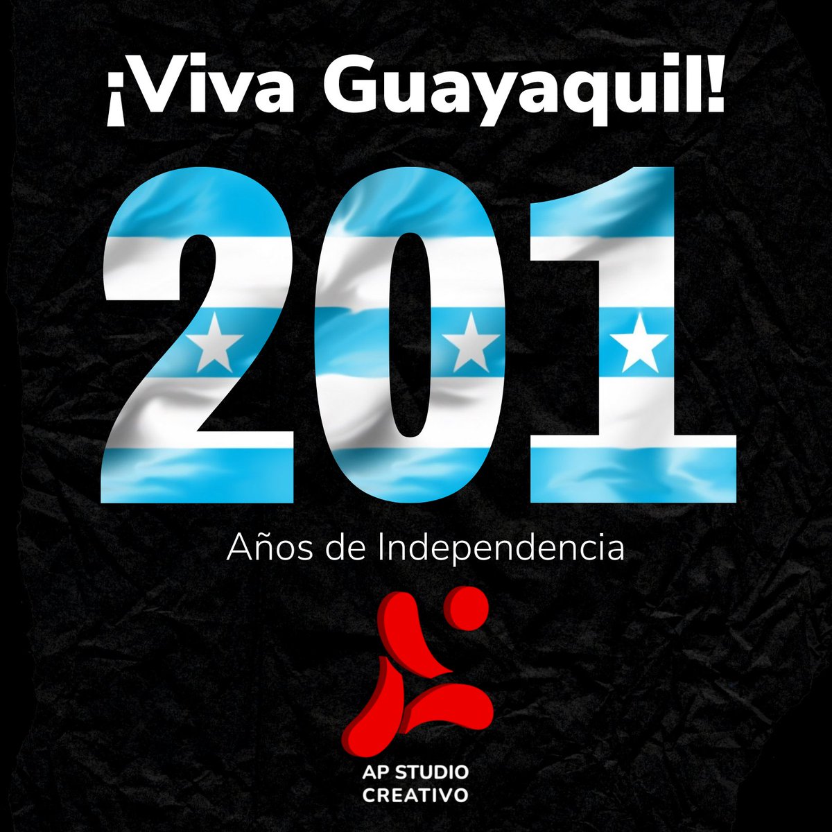 APStudioCreativ's tweet image. ¡Que Viva Guayaquil!

Felicidades por estos 201 años de independencia. Un abrazo a su gente trabajadora y guerrera.

#Guayaquil #VivaGuayaquil #Ecuador