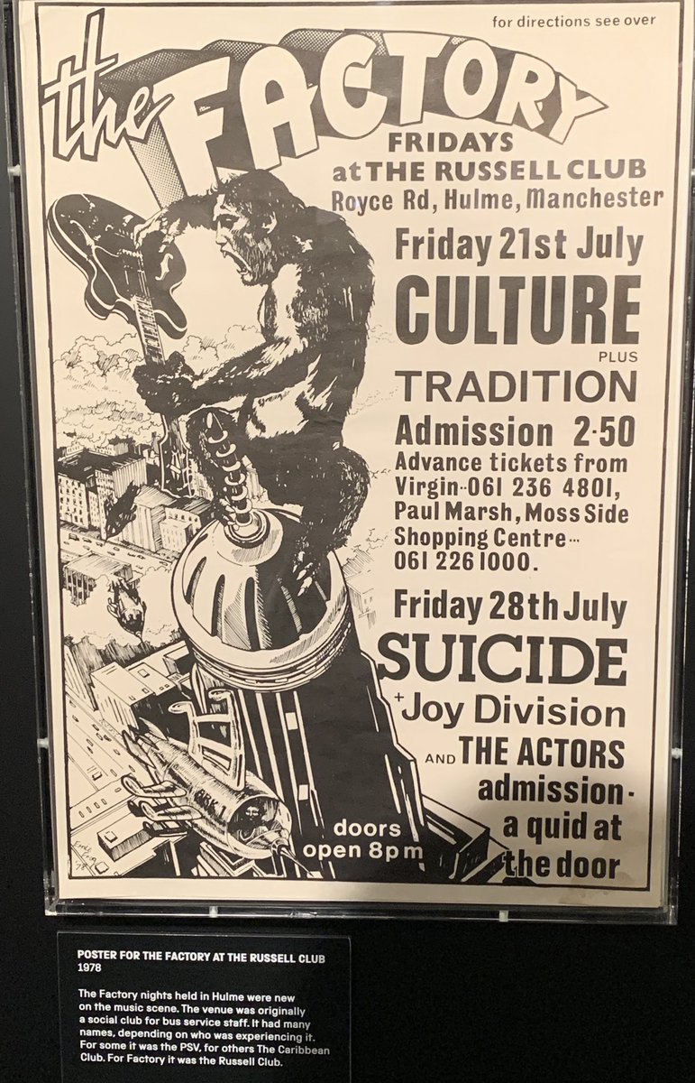 TrevsSongs's tweet image. .@sim_manchester #usehearingprotection #factoryrecords #manchester