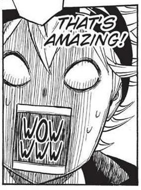 Asta's reaction seeing Shonen Jump wall at NYCC even without him and also same reaction after he found out he got his own wall too. best boy fr 😌❤️ 