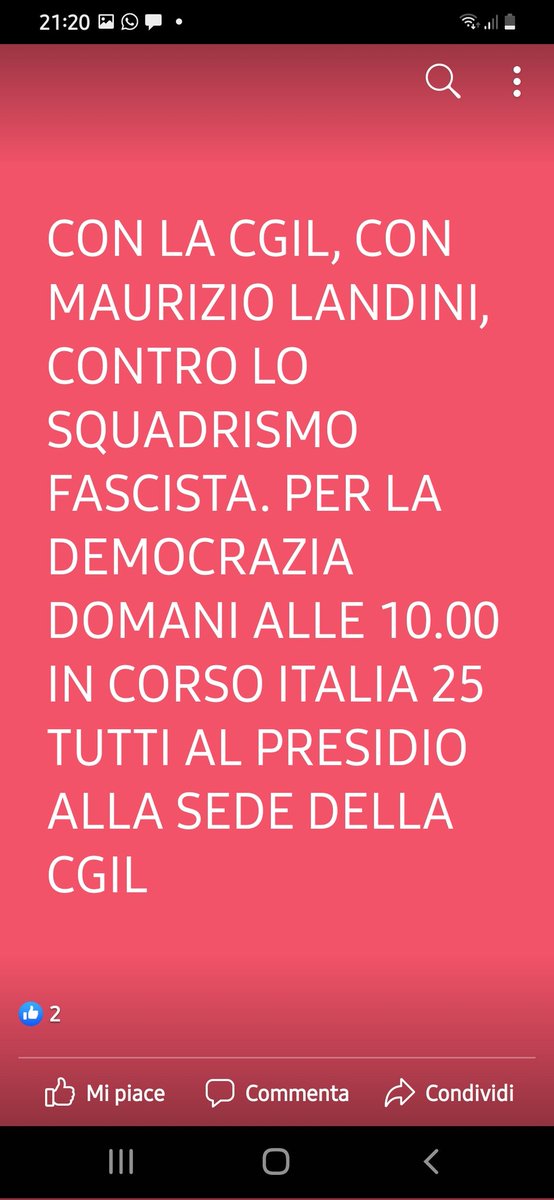 gianpcioffredi's tweet photo. #Cgil #fascisti #NoGreenPass https://t.co/OKpY2T8dhF