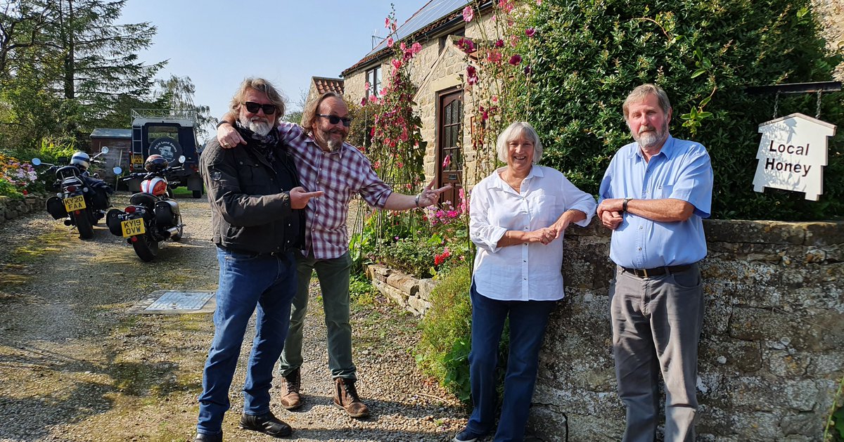 NorthYorkMoors's tweet photo. Guess what... they're back! This time the Hairy Bikers will be meeting some of the amazing producers that call the North York Moors National Park their home. Tune in to BBC2 on Thursday 8pm! 

Here's a few sneak peeks from behind the scenes...

https://t.co/4VZFlv4UHE https://t.co/VJ1AORZ7Bg
