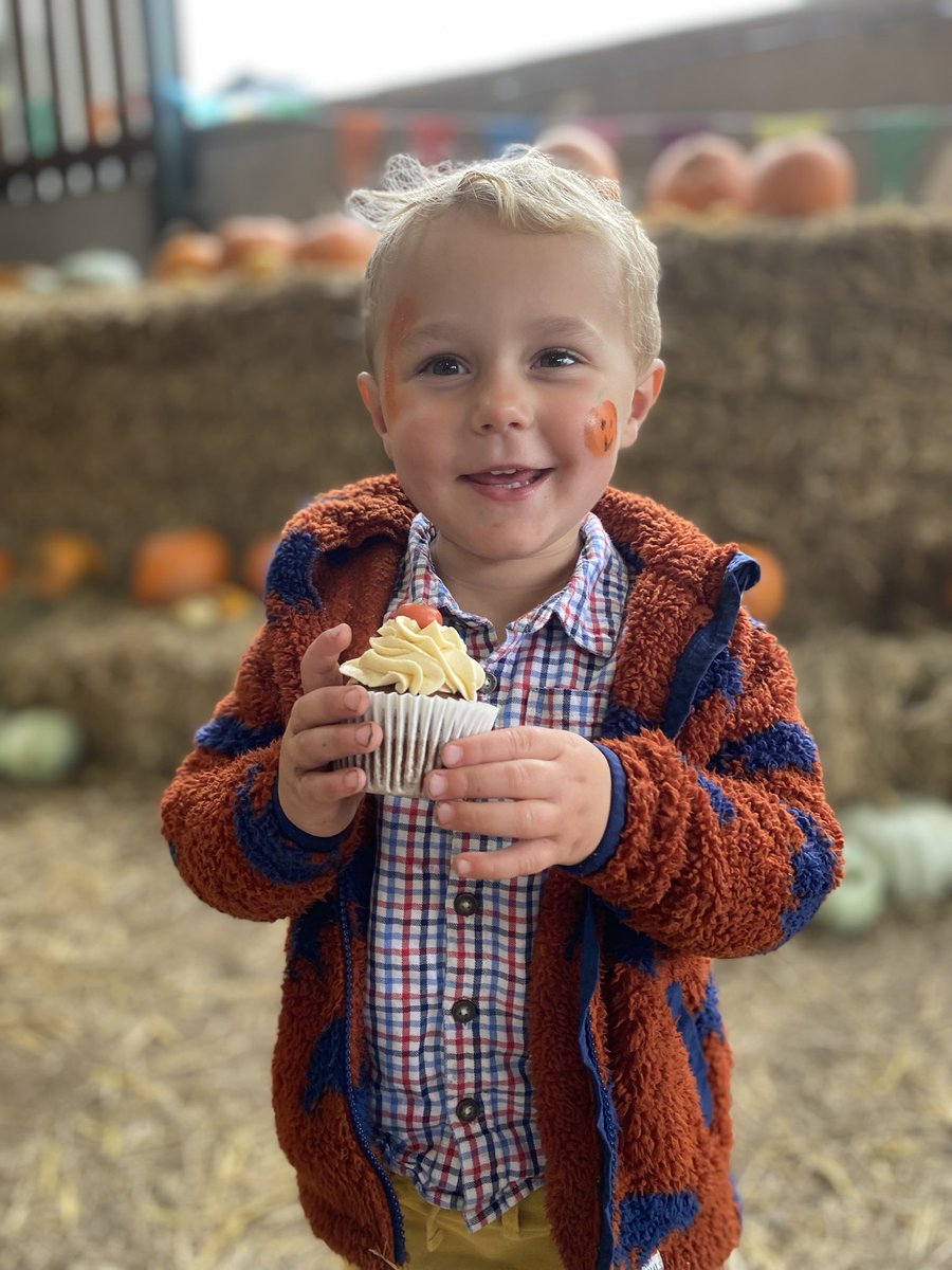 PyeAshFarm's tweet photo. What a day! Today was the first day of the Pumpkin Maze! Look at these fantastic carrot cakes from Brook House Farm Shop! 🥕🎃 https://t.co/XkGDCzpin6