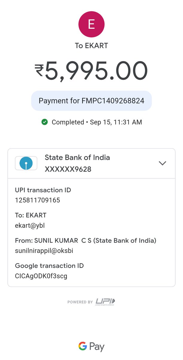 sunilnirappil's tweet photo. flipcart  is a fraudulent institution.They send an empty box‌ and snatch Rs.5995 on 14-9-21.When I raised complaint flipcart blocked my account, instead they can easily resolve the complaint using CC tv footage of packing.disrespectful institution. Order ID OD122835514872355000 https://t.co/YFn9akpBiu