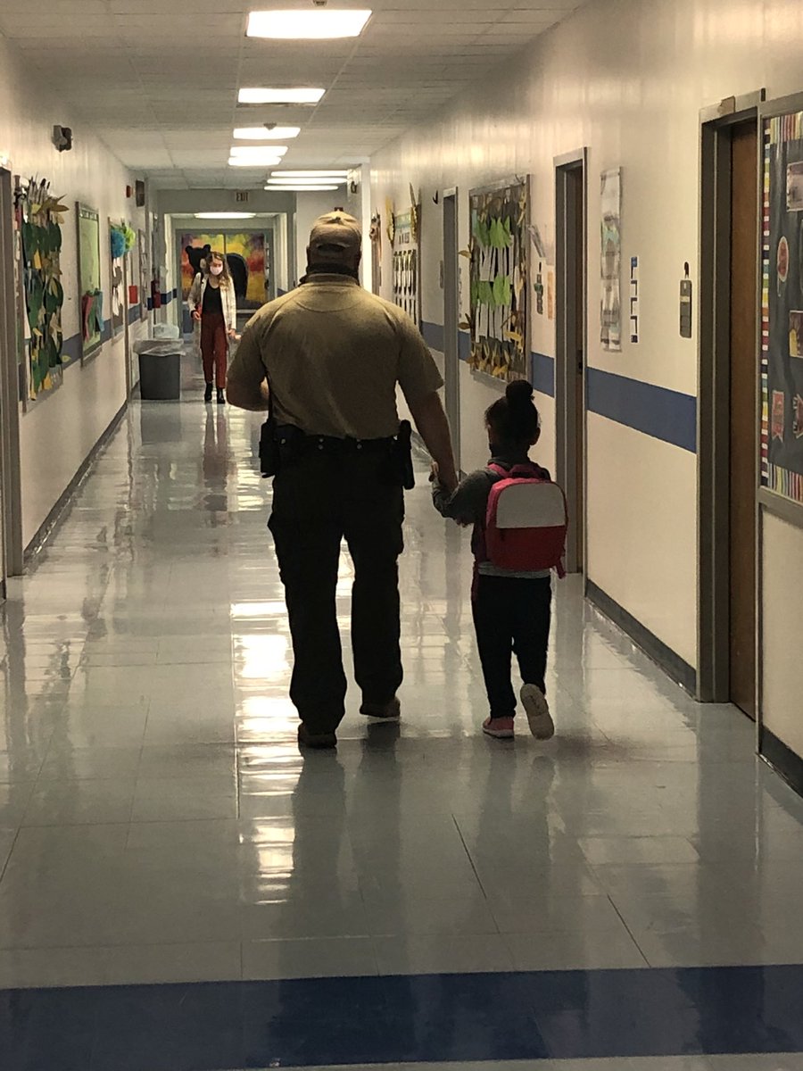 Officer Gouge is more than our school resource officer. He makes connections and is truly invested in the success of our Nebo 🐻. <a href="/McDowell590/">McDowell Co Schools</a>