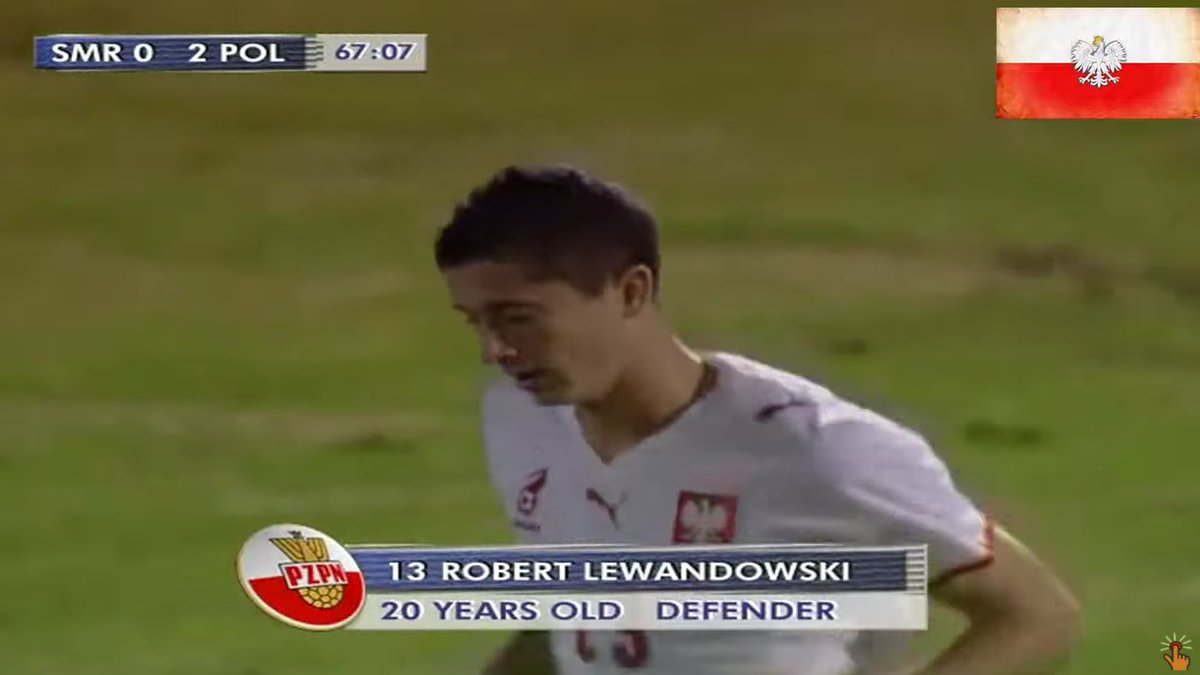 International Champions Cup On Twitter Did You Know That Robert Lewandowski Debuted For The Polish National Team As A Right Back And Of Course Scored Yes That Says Defender 72 Goals Later