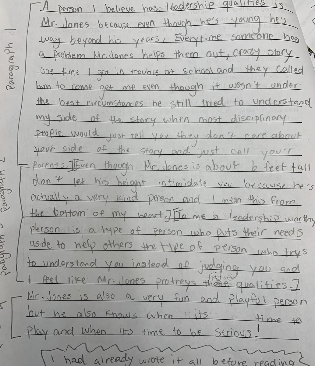 Big_Jreams's tweet photo. Working in education you don’t really know if you’re making a difference until you see things like this 🥺 https://t.co/wXb3DS0mMj