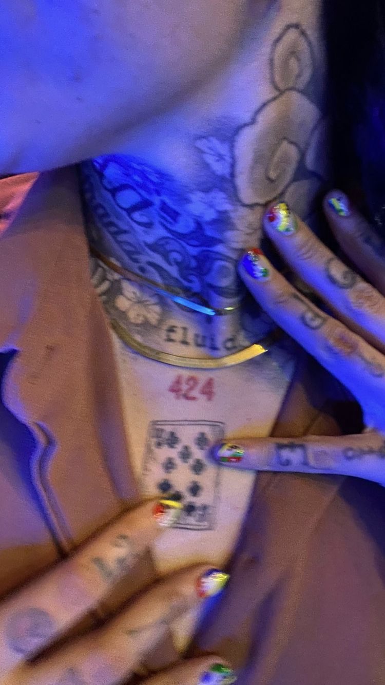 As A Taurus on X: I've always gone by 424 because its my birthday. I'm  definitely getting this tat, I just can't believe Kehlani beat me to it 😭  Now we're gonna