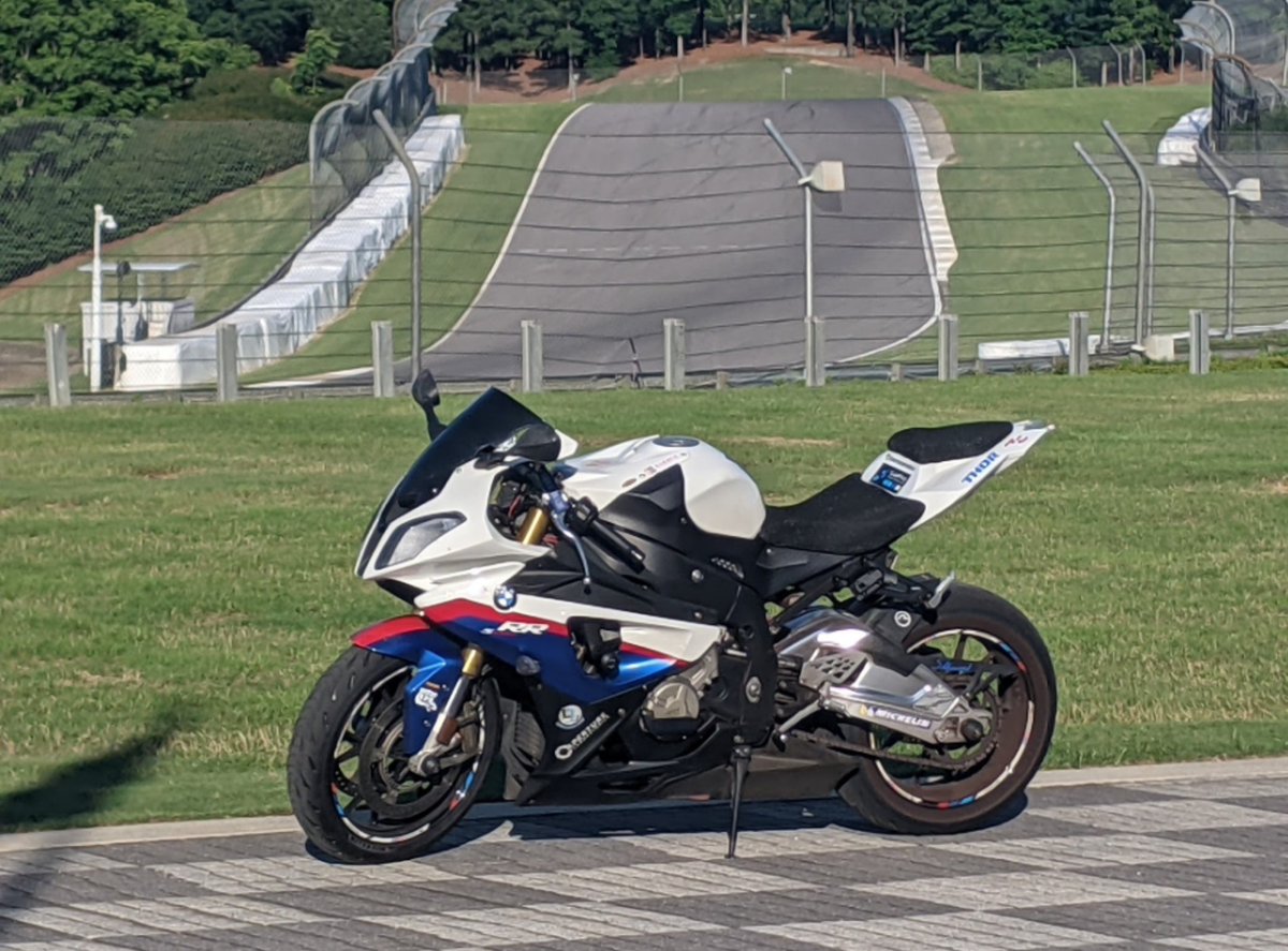 SerratedMobius's tweet photo. @BarberMotorPark @BMWMotorradUSA I have my cherished 2011 S1000RR. Brought it to Barber this past June, riding it from NC in a tribute ride to my father who owned it before me. I'll never forget that trip and will never get rid of this BMW. https://t.co/tLTJFEEOHz