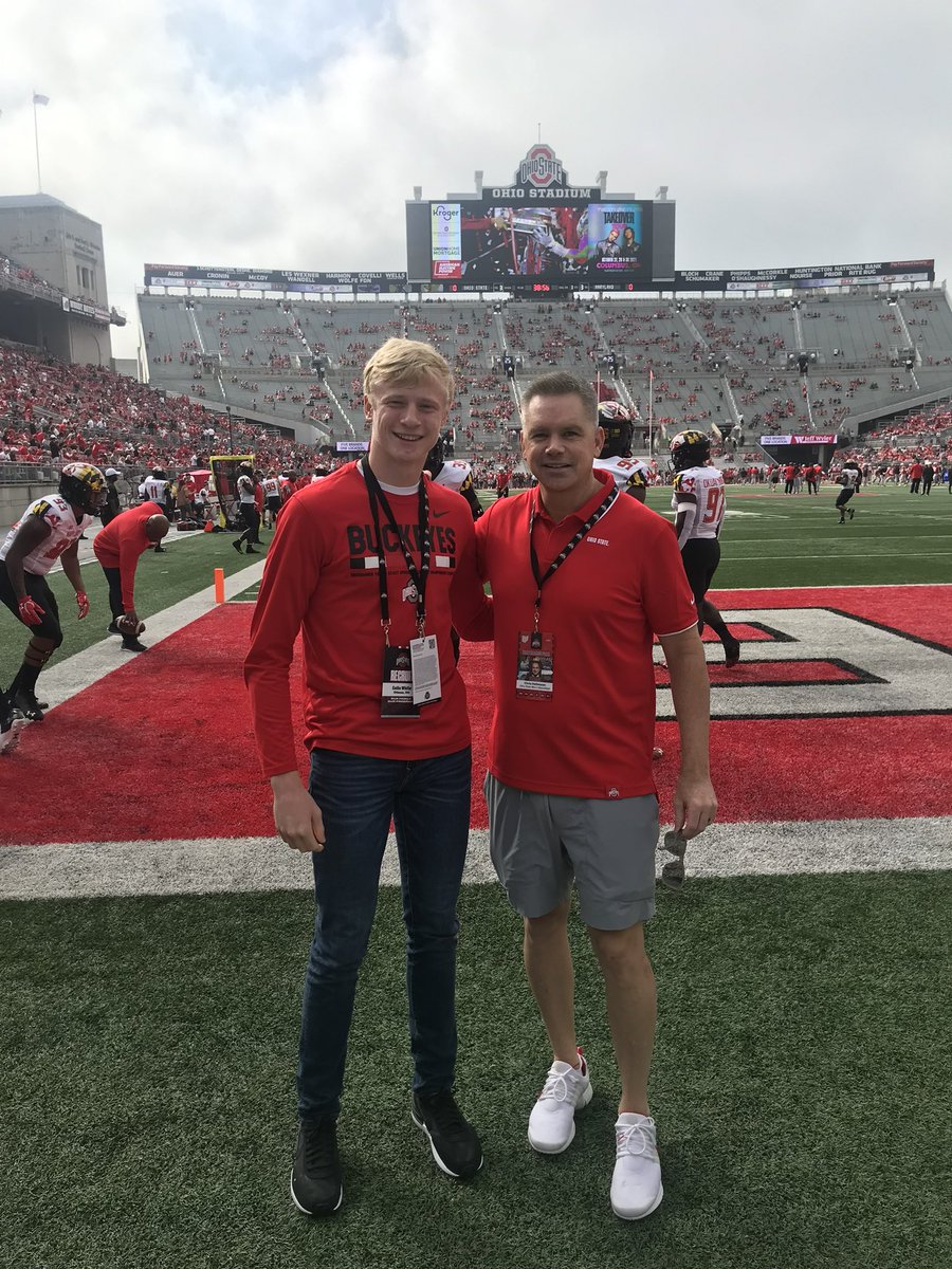 A big thanks to the coaches for a great time today!! <a href="/JakeDiebler/">Jake Diebler</a> <a href="/ChrisHoltmann/">Chris Holtmann</a> <a href="/OhioStateHoops/">Ohio State Hoops</a>