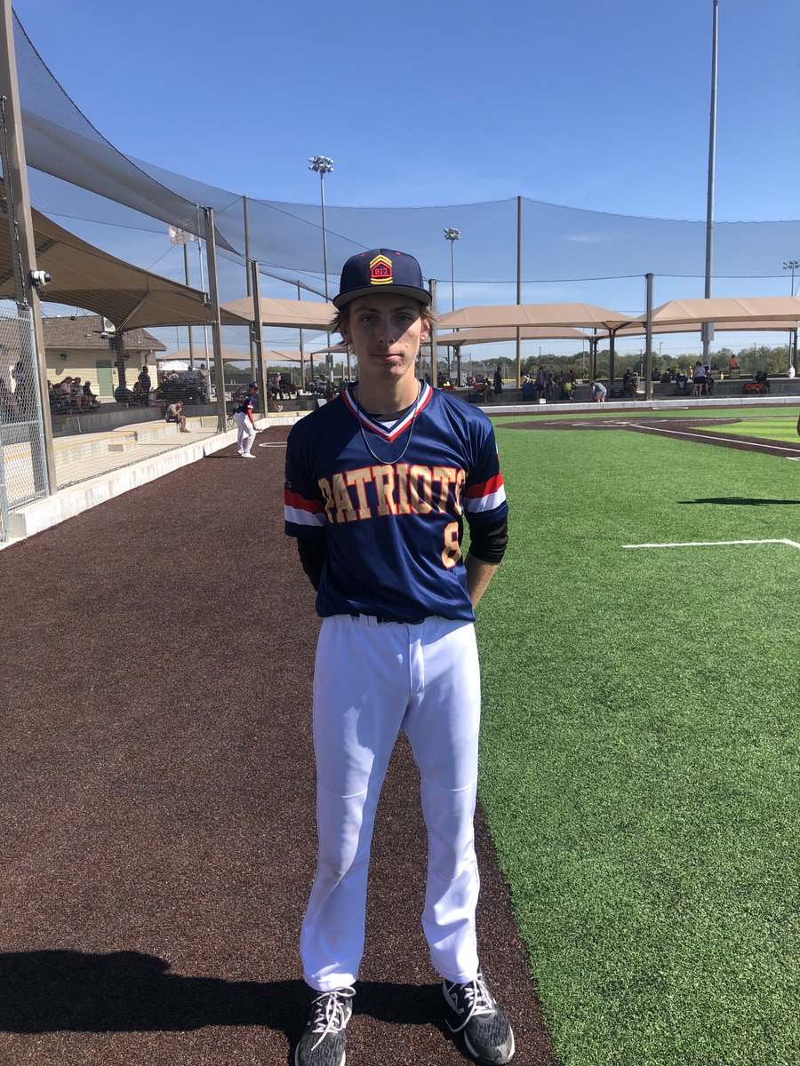 ✭Five Tool Texas✭ (@fivetooltexas) on Twitter photo F: @817SportsBsbl Patriots 3, Canes SW Valdez 1
PoG: Benjamin Hash 7 IP, 2H, ER, 11K
Hitter: <a href="/_bryanortega13/">Bryan Ortega</a> 3-3, RBI
Notable: <a href="/petemartinez22/">pj.martinez</a> 7 IP, 10K F: @817SportsBsbl Patriots 3, Canes SW Valdez 1
PoG: Benjamin Hash 7 IP, 2H, ER, 11K
Hitter: <a href="/_bryanortega13/">Bryan Ortega</a> 3-3, RBI
Notable: <a href="/petemartinez22/">pj.martinez</a> 7 IP, 10K