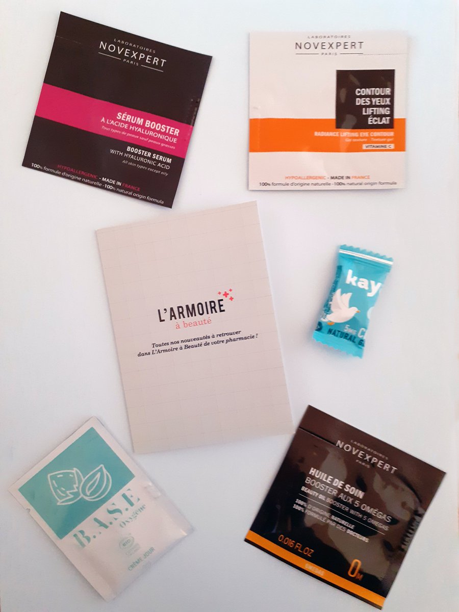 angie_pix's tweet photo. Super sélection de produits @larmoireabeaute 💕Coup de cœur pour l'huile de soin aux 5 omégas #Novexpert et pour le chewing-gum relaxant #Kaya 🌻 https://t.co/D3pKggxcgI