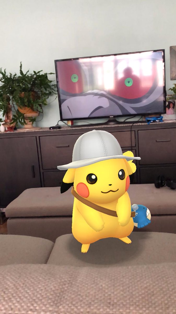 Started out #PokemonGOcommunityDay by watching #SecretsOFtheJungle with our bff #Pikachu! Looking forward to a day of #Duskull! #CUREmpsIIIc #Sanfilippo