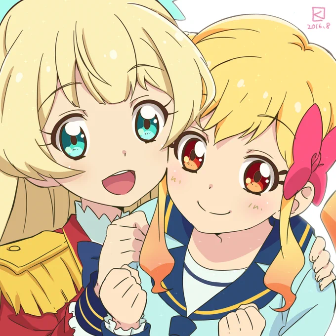 #はじめて描いたアイカツ絵 