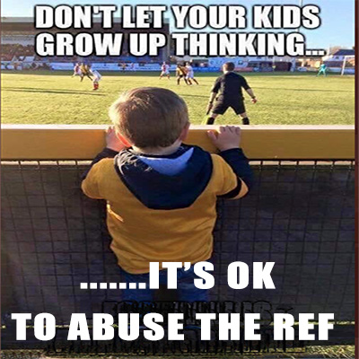 refsupportuk's tweet image. Don't let your kids grow up thinking it's OK to abuse the ref.
#EnoughIsEnough
