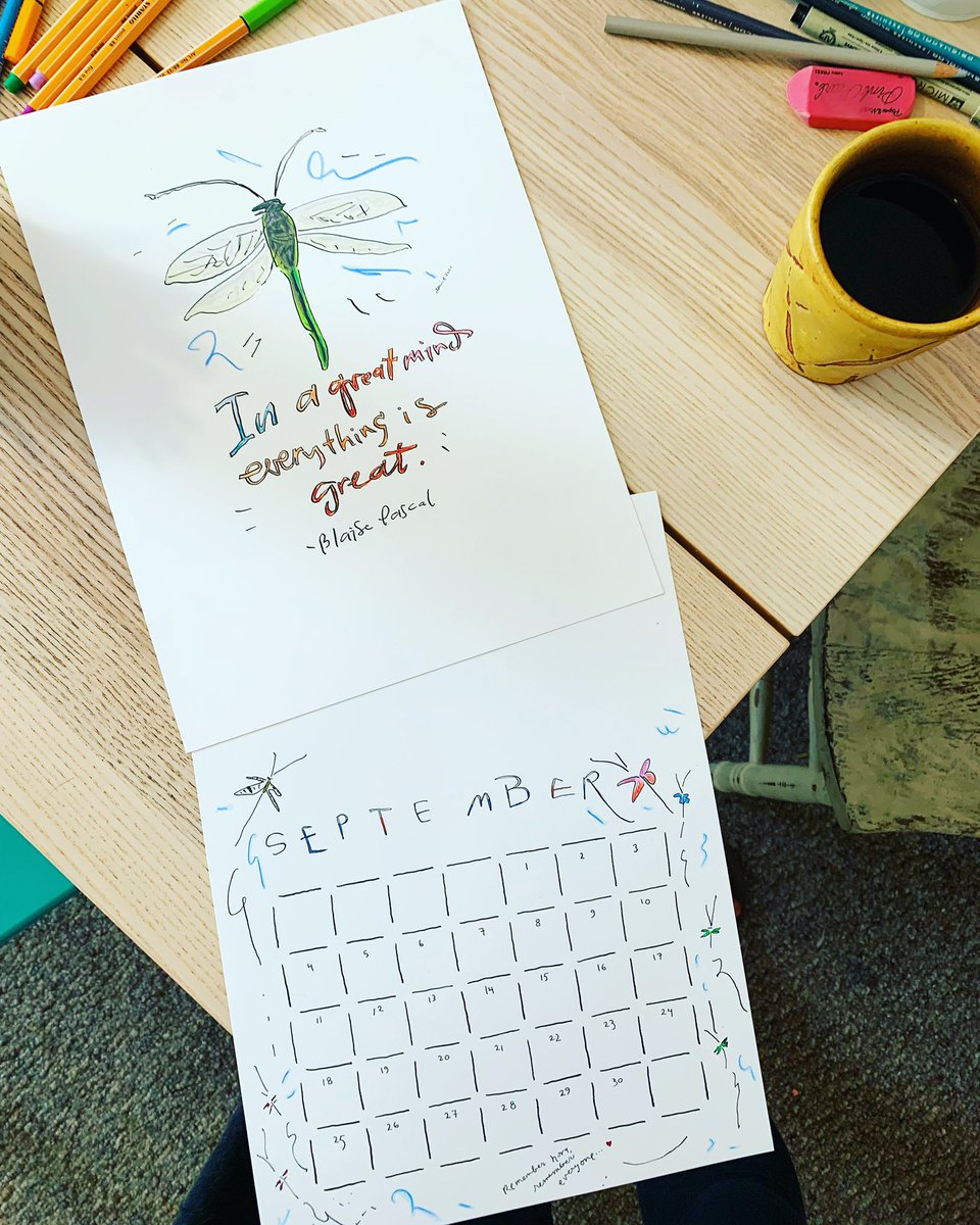 ABuckvold's tweet photo. September doesnβt mess around.
September, is great. β€οΈ
#blaisepascal #greatmind #greatminds #everythingisgreat
#dragonflies #wings #getgoing #September2022 #calendaring #pencilhousestudio https://t.co/wlTVoOcaPL