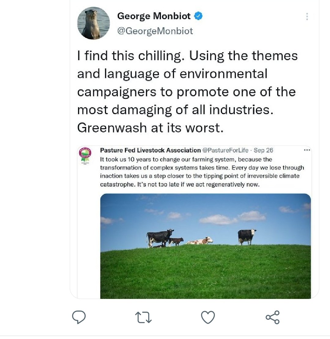 RobHavard1's tweet image. George acts like he's being paid to slur environmental farming. As a professional ecologist what I find "chilling" is the compete disconnect an environmental journalist for a major newspaper can have from the reality of grassland ecosystems.