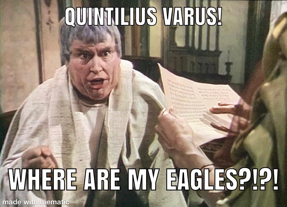 Happy Birthday Brian Blessed. Always my Augustus. Hope you get your eagles. 