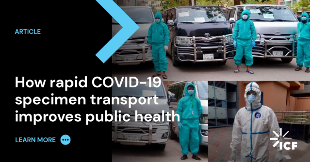 marcialiu2005's tweet photo. Learn more about my @ICF colleague's work through @USAid's @IDDS_Project which overcame challenges to collecting and transporting COVID-19 test specimens in 14 countries. https://t.co/Asxufmw5K9 https://t.co/C6UtgkH6Il