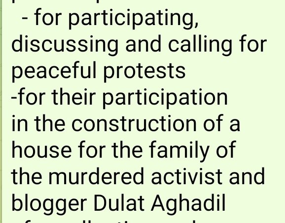 karlygashturman's tweet photo. 2/9
Dametkan #Aspandiyarova, as well as other activists in the case,are subject to political persecution:
#EUinKZ #EUinCentralAsia #civilsocietyforum
@StewartMcDonald
@AricToler
@iamIqraKhalid
@RobMoore_CPC https://t.co/Q4txABGDGu