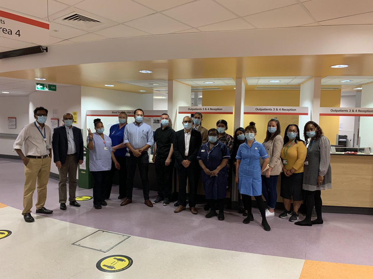 #ProjectScalpel 
Impactful day seeing more than 300 new general surgery patients
#BendTheSurge
#ElectiveBacklog
Surpassed the target of 1000 new patients in 7days.
A patient today said "I have got my trust back in the NHS"
Thanks to all -nurses, HCAs,Doctors,Management &amp; Execs