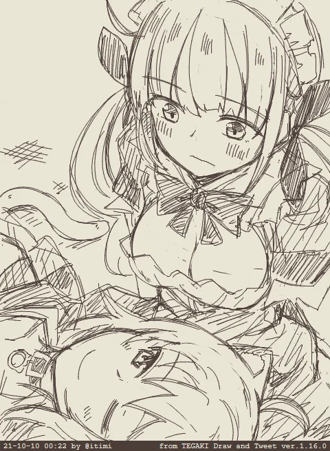 ( ˘ω˘ ) #tegaki_dt 