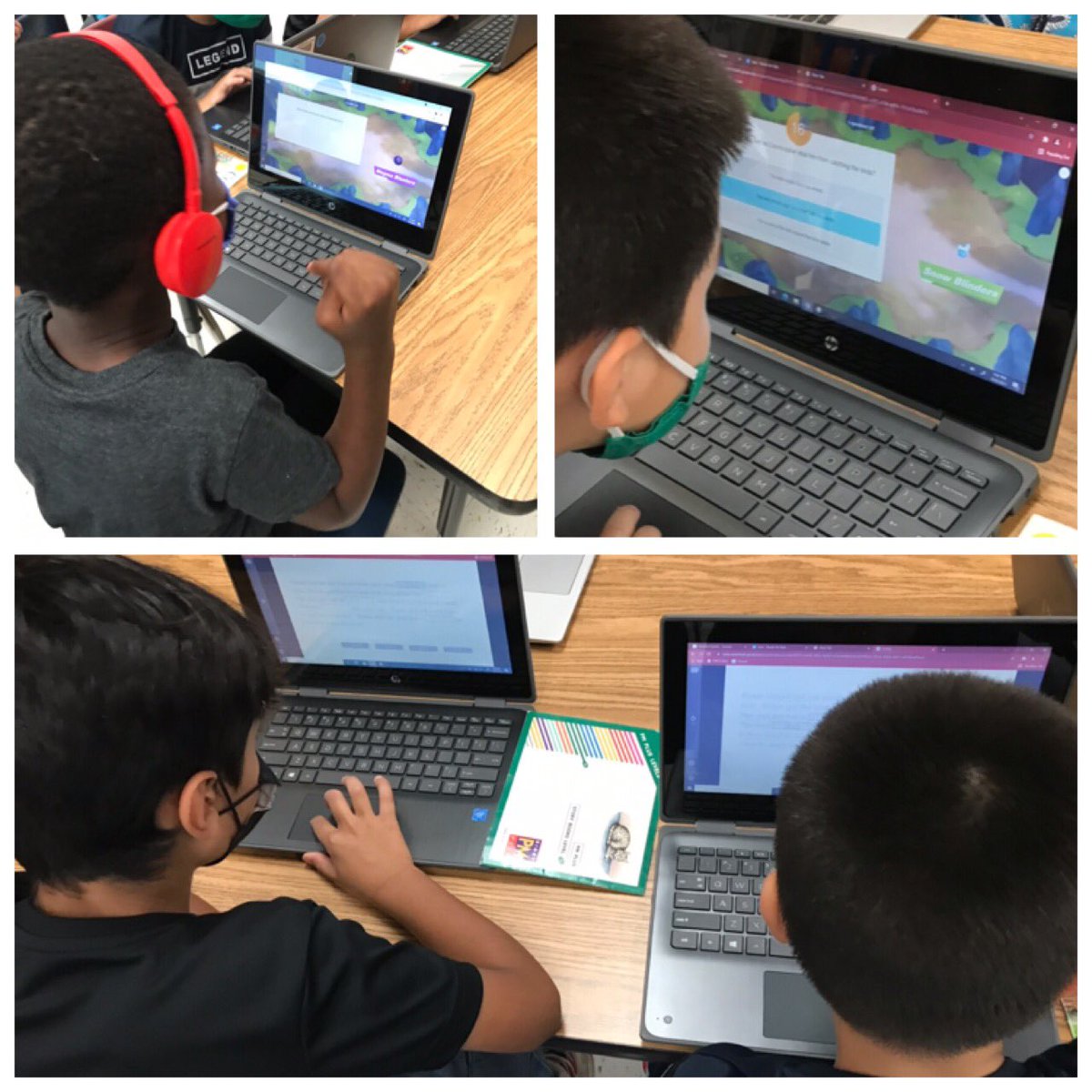Swanda_Swims's tweet photo. Friday fun with Lumio 💡@SMART_Tech! #ELs loved using #MonsterQuiz! Such a fun way to assess reading comprehension.  #WeAreSmart @SwansCreekES @SWANSPrincipal #scestech https://t.co/cKnqVdK1rU