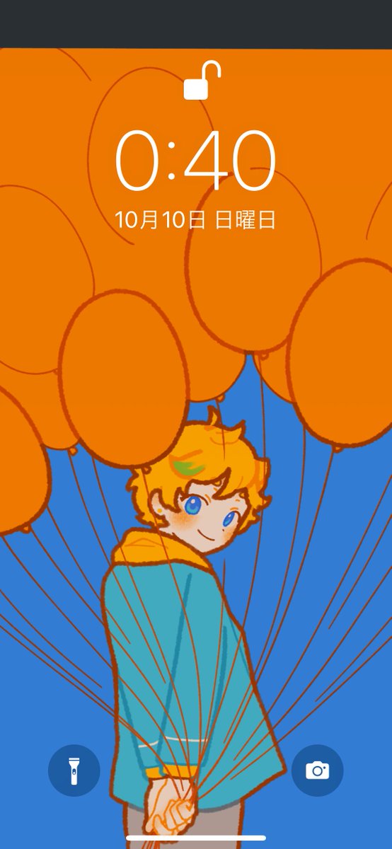 ちなみに今のロック画面とホーム画面これなの かわいい 東雲くろむ Booth通販のイラスト