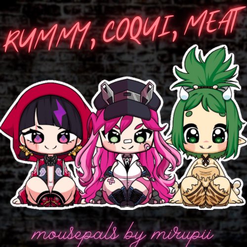 mirupii's tweet photo. 💥 THE LATEST MOUSEPALS, SO TOUGH SO COOL 💥

tysm @coqui_monster! y'all are so fun to draw UwU 💕 https://t.co/NTU4td0qpC