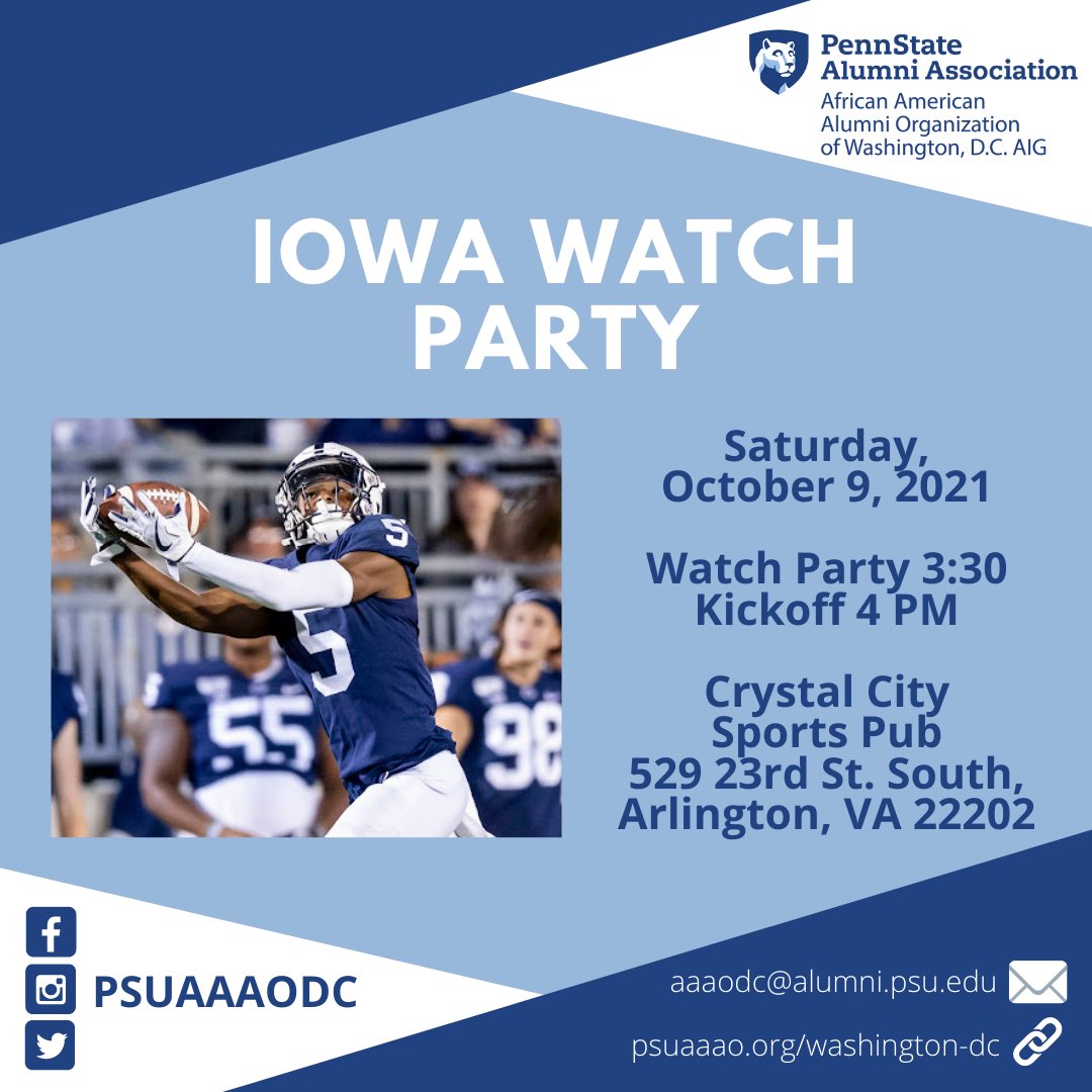 psuaaaodc's tweet photo. It’s Game Day! We can’t wait to see you at Crystal City Sports Club! https://t.co/vL80MgPwsp
