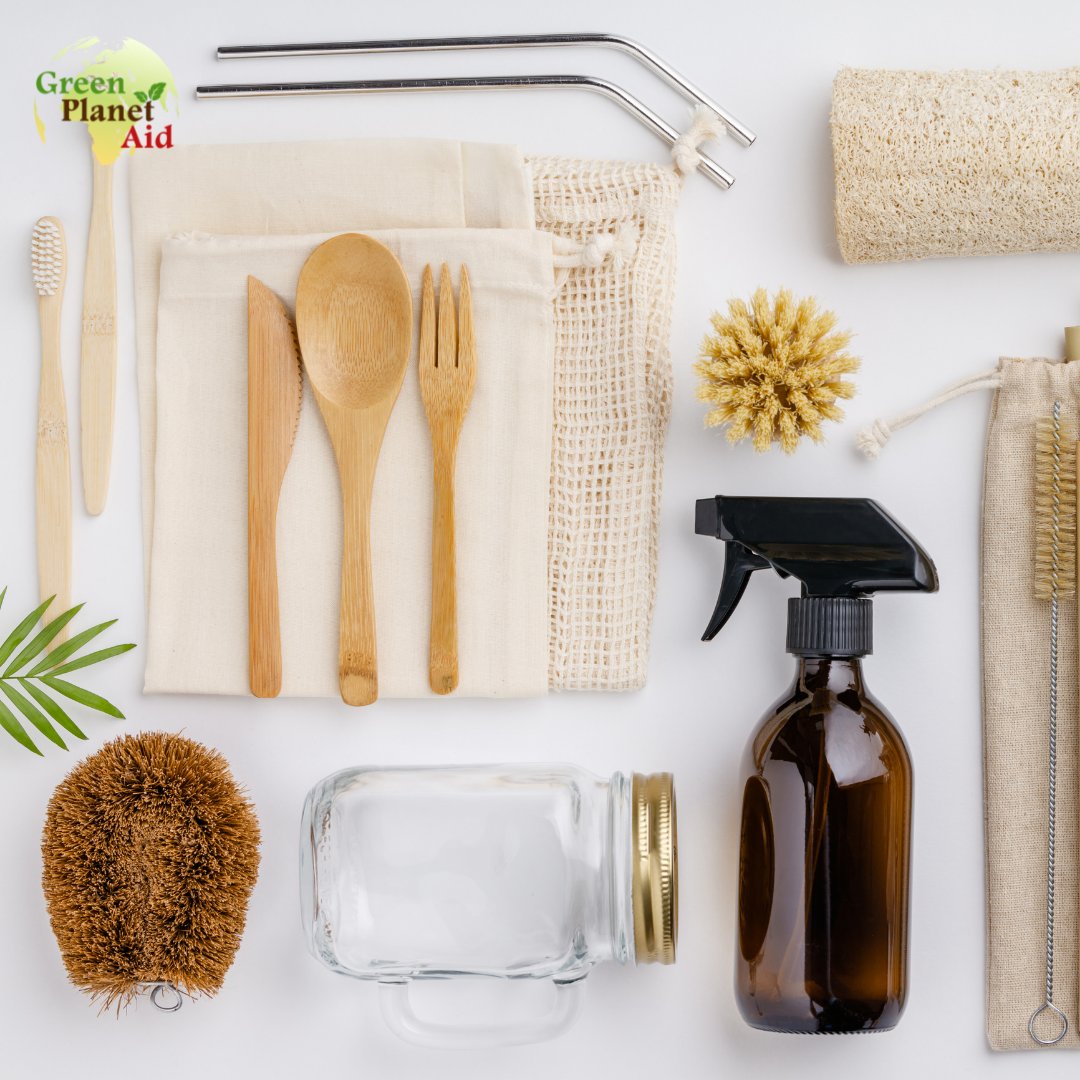 What kind of zero waste products do you use in your household to avoid using plastic?

#zerowaste #zerowasteproducts #plasticfree #liveplasticfree #greenrevolution #greenplanetaid #greenplanet