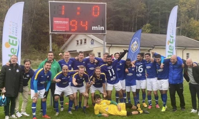 Skön och rättvis derbyseger mot Älvängen i årets sista seriematch! Vinsten innebär fortsatt div 4 spel 2022!