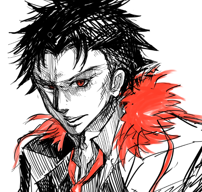 今日XANXUS誕生日なんだってね
なんだかんだちょいちょい描いてるから愛着湧いてる 銃の二丁持ちかっこいいよね 